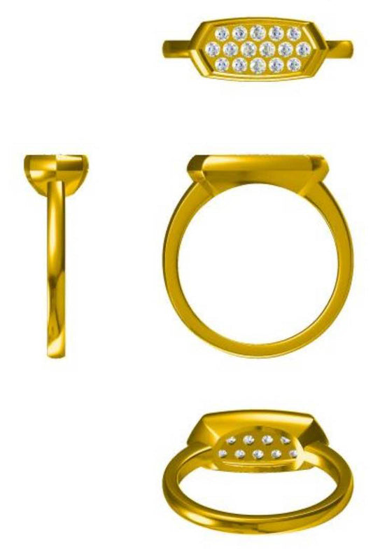 Y/G Ring 16D=.36TW