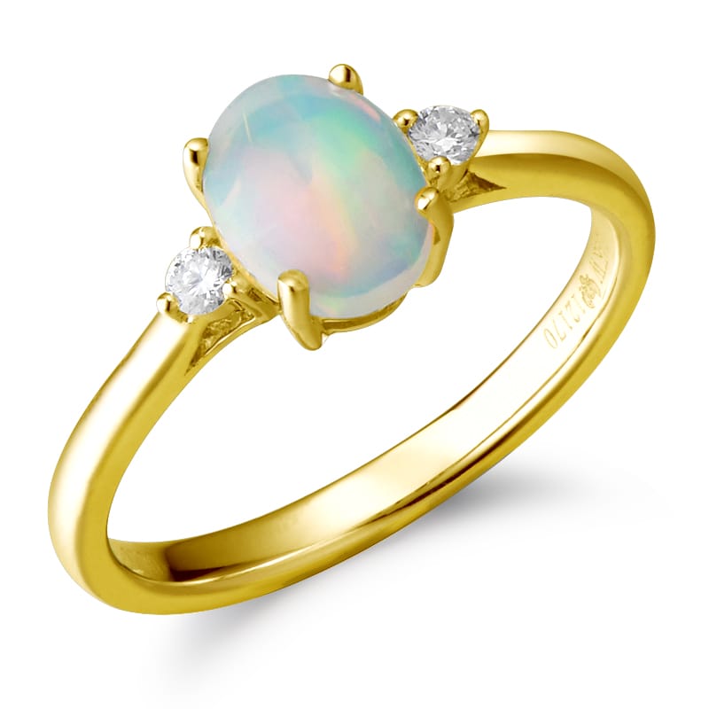 14KY SEMI PREC PRONG SET BIRTHSTONE RING