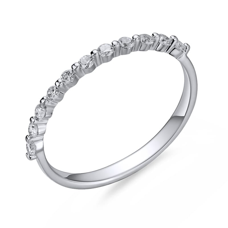 14KY DIAMOND SHARED PRONG BAND RING