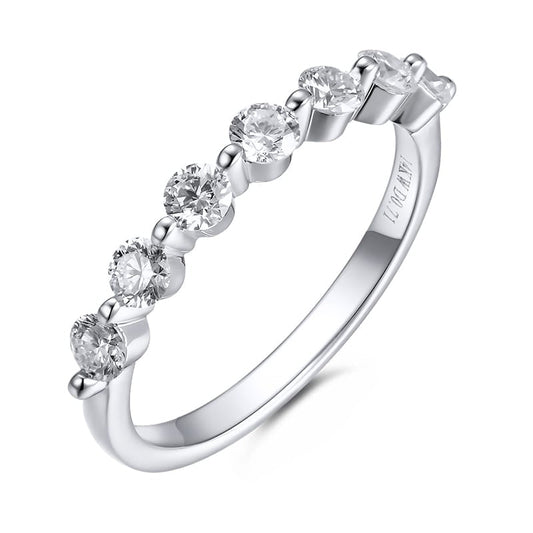 14KW DIAMOND SHARED PRONG BAND RING