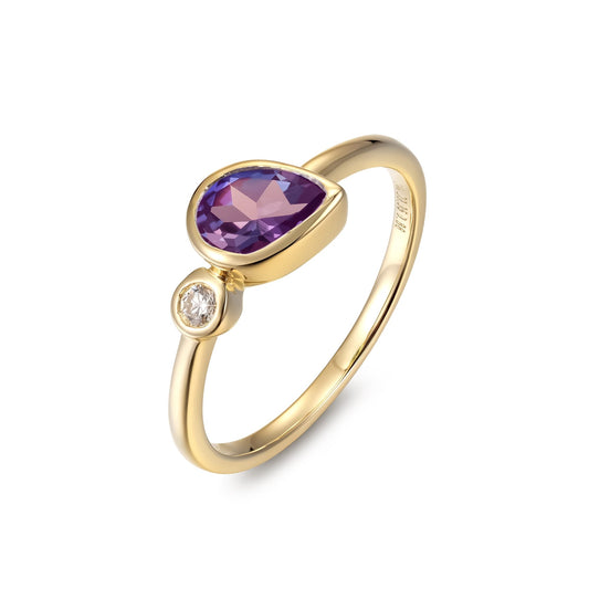 14KY SEMI PREC  BZL RING