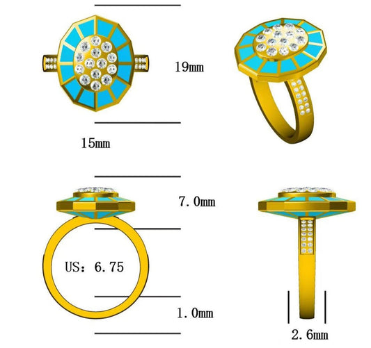 14KY DIAMOND  FASHION RING