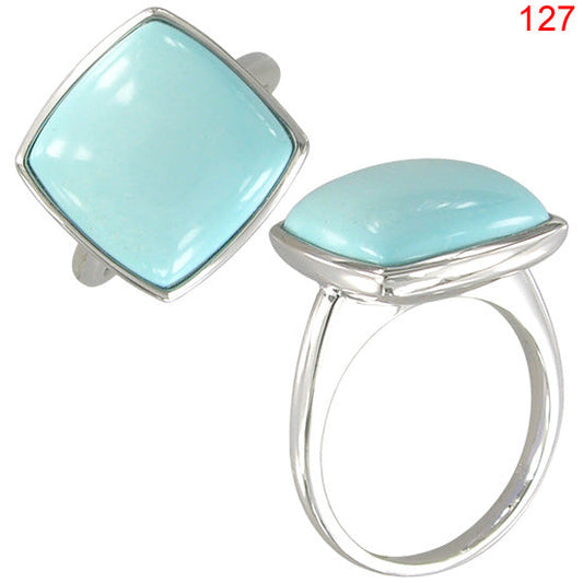 14KW TURQUOISE RING #7